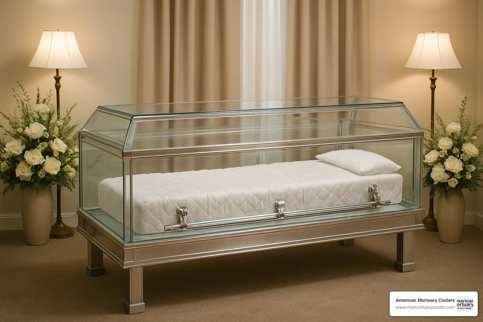 See-Through Serenity: Choosing the Right Glass Clear Casket - American Mortuary Coolers & Equipments See-Through Serenity: Choosing the Right Glass Clear Casket - American Mortuary Coolers & Equipments